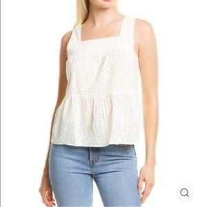 Madewell Taylor Eyelet Tank - S